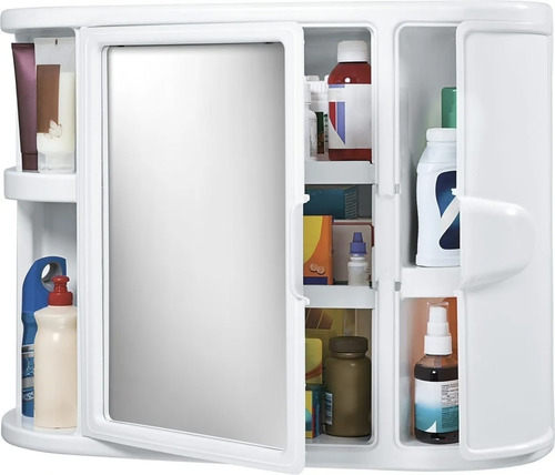 Gabinete Para Baño Con Espejo Plastico Rimax