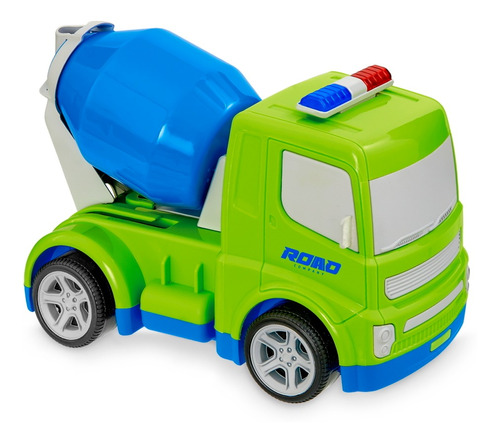 Caminhão Betoneira Realista Brinquedo Infantil Truck Verde