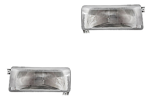 Par Faros Nissan Tsuru Ii 89-91 (plastico) C/ajustes