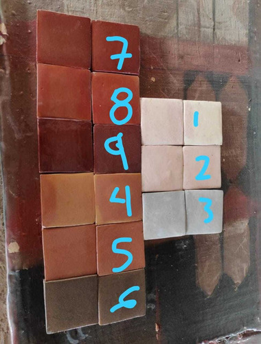 Saltillo Tile Artesanal Handmade.piso De Barro Diversas Fig