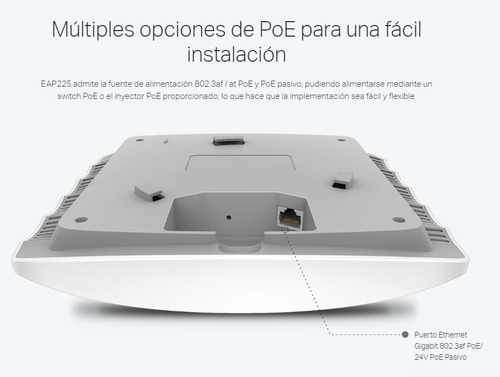 Access Point Tp-link Eap225 Dual Band Gigabit Omada Poe