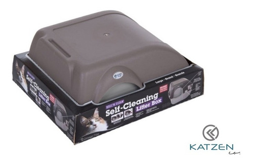 Arenero Cubierto Semi Automatico Para Gato Omega Paw