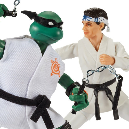 Tortugas Ninja Vs Cobra Kai: Michelangelo Vs Daniel Larusso
