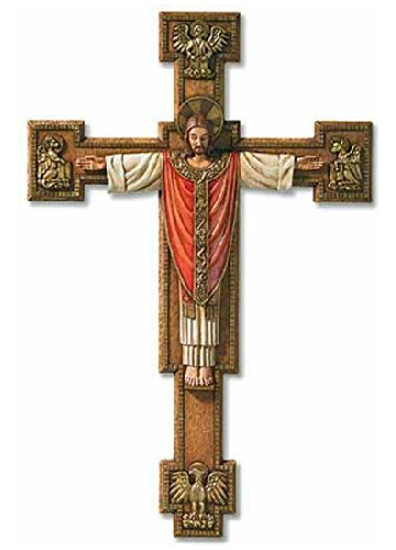 Christus Rex Crucifijo De Pared Cristo El Rey 13 Pulgadas