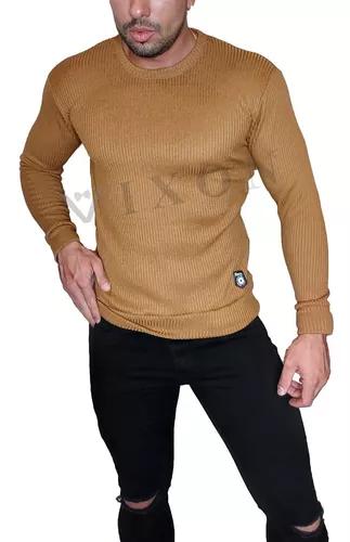 Sweater Hombre Entallado Elastizado