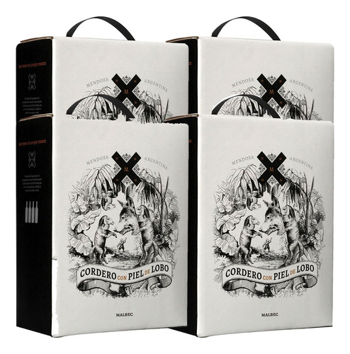 Cordero Con Piel De Lobo Cabernet Sauvignon 4 X Bag In Box 3