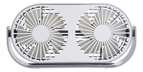 Ventilador Escritorio Portatil Recargable De Mesa Con Led