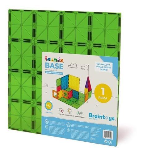 Imanix Base Magnetica Juego Bloques Construccion Braintoys