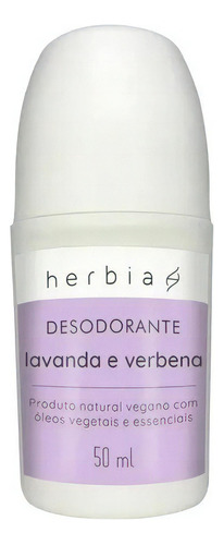 Desodorante roll on Herbia Natural Lavanda e Verbena