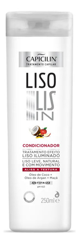 Shampoo E Condicionador Capicilin - Lis In Efeito Liso 250ml