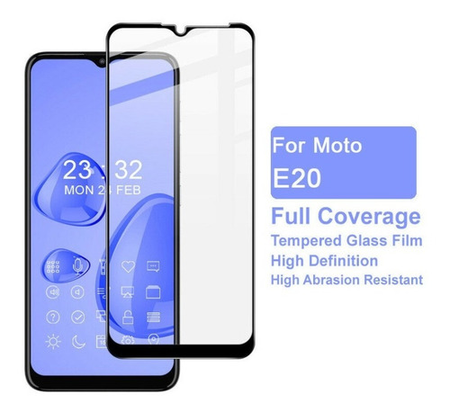 Imagem 3 de 5 de Capinha Capa Anti Impacto + Pelicula 3d Vidro Para Moto E20