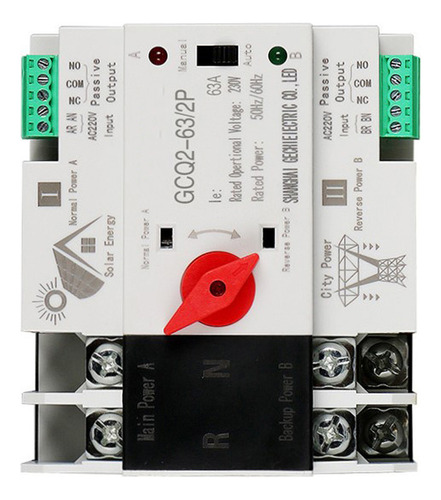 Interruptor De Transferencia Automática Ats De Energía Solar