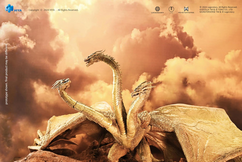 Hiya Toys Godzilla: Rei Dos Monstros - King Ghidorah Com Gra
