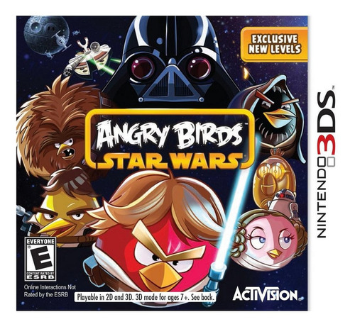 Jogo Angry Birds Star Wars Nintendo 3ds Mídia Física Lacrado