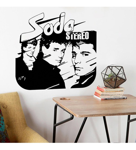 Vinilos Adhesivos Pared Gustavo Cerati Soda Stereo 58x60cms