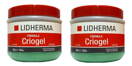 X2 Criogel Gel Frio Afirma Reduce Y Descongestiona Lidherma