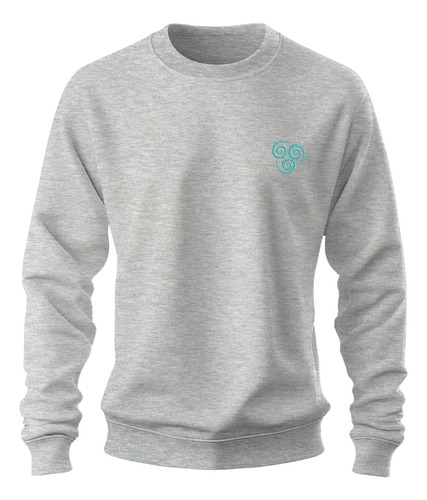 Sudadera Sweater Bordada Elementos Agua Aire Fuego Tierra