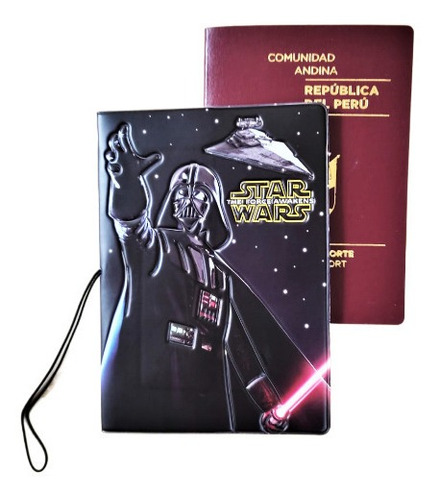 Darth Vader Star Wars Porta Pasaporte Viajes Protector