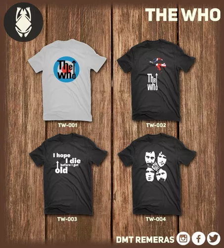 Mareo carro limpiar Remeras The Who - Estampadas Con Vinilo Importado