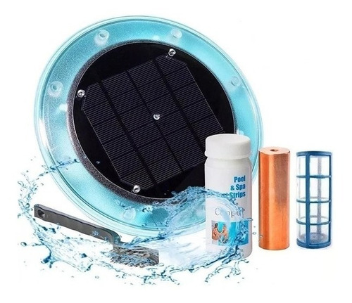 Boya Ionizador Solar Piscina Purificador Agua.