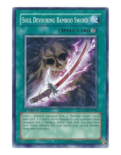 Soul Devouring Bamboo Sword (glas-en060) Yu-gi-oh!