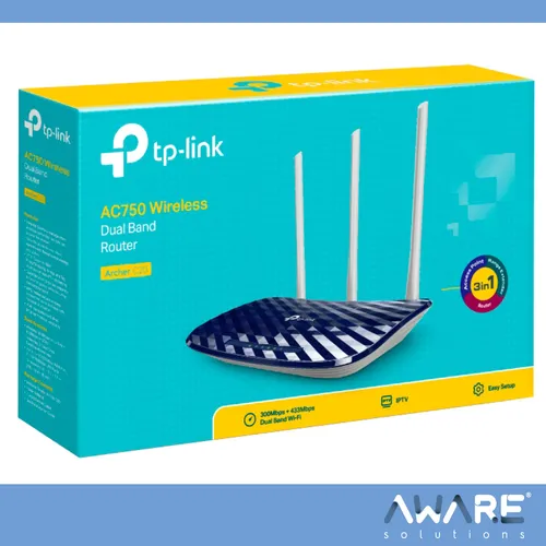 Router Inalámbrico Tp-link Archer-c20 Ac750 Doble Banda