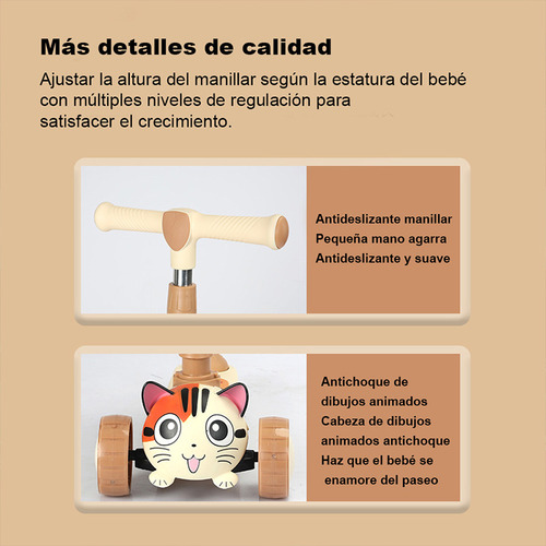 Patinete Infantil De 3 Ruedas Que Puede Ir De Pie O Sentado