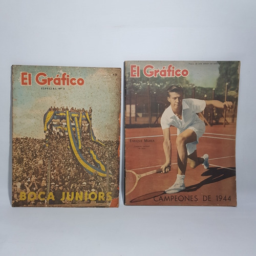 Antiguas Revistas El Gráfico Boca Jrs 1944 Lámina Mag 62150