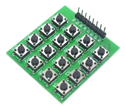 Teclado Botonera 16 Matrix 4x4 Mcu Modulo Para Arduino