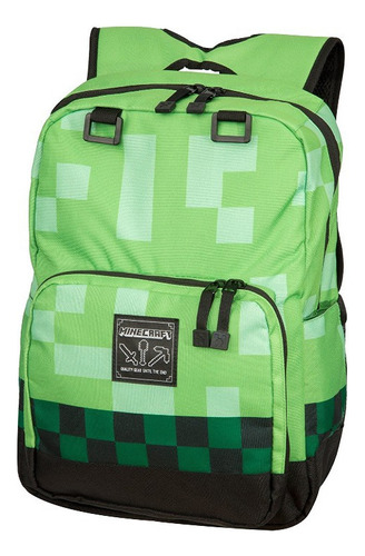 Mochila Minecraft De Gran Capacidad De 17 Pulgadas Creeper