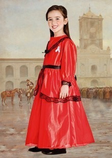 Disfraz Dama Antigua Roja Talle: 3 Disfraces Candela 41964