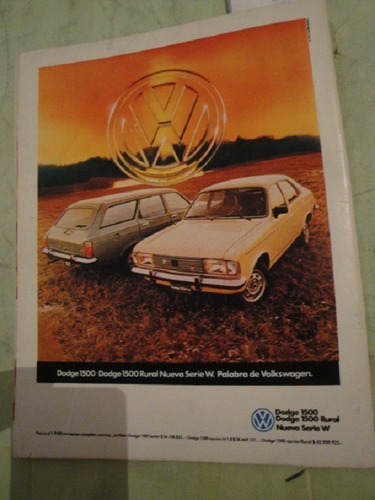Publicidad Dodge 1500 Y Dodge 1500 Rural Vw Año 1980