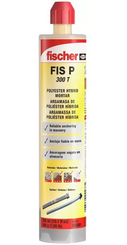 Anclaje Quimico Fischer Fis P Plus 300 T