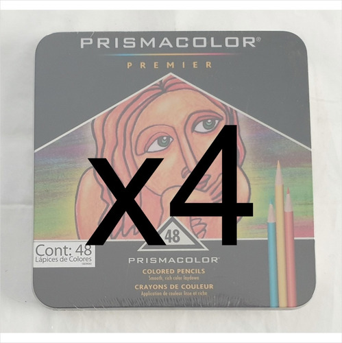 Lápices Colores Prismacolor Premier Paq C/ 4 Set D/ 48 Pza