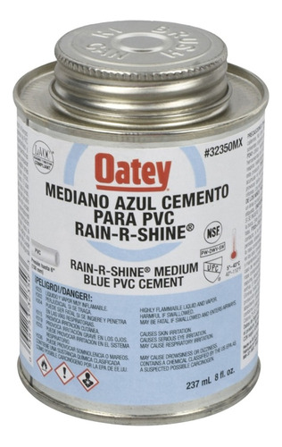 Pegamento Para Pvc Azul 1/4 Lto - Oatey