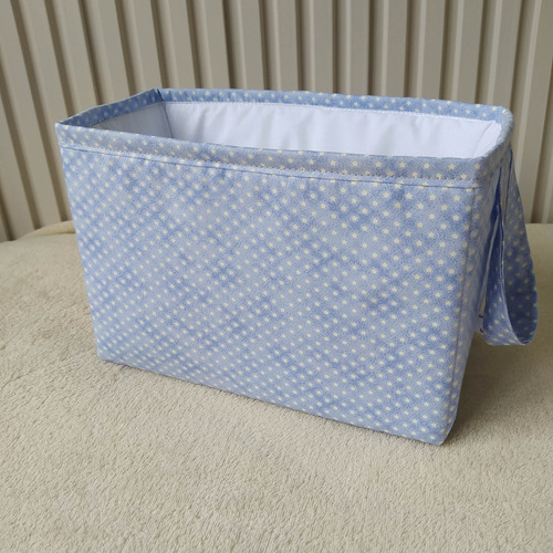 Porta Fraldas Cesto Mini Estrelas Organiza Baby