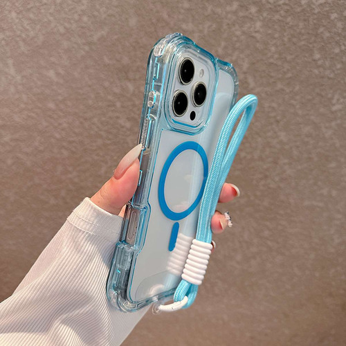 Magsafe 3 En 1 Con Cuerda De Mano Para iPhone 11 12 13 14 15 16 Pro Max 14plus 15plus 16plus 16