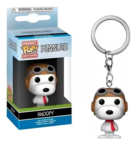 Llavero Funko Pop Keychain Snoopy Aviador Peanuts Coleccion