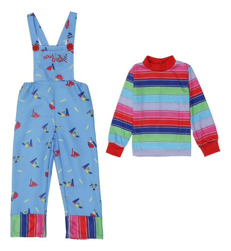 Q Disfraz Chucky Child's Play Para Niños Payaso Terror Mono