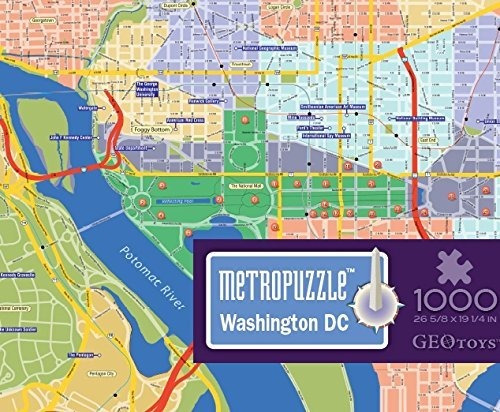 Geotoys Metropuzzle Washington, Dc 1000 Piezas Puzzles Adult