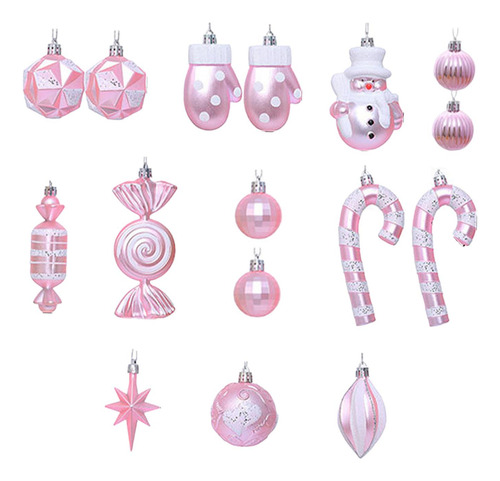 16 Piezas De Bolas De Navidad, Pequeños Colgantes De