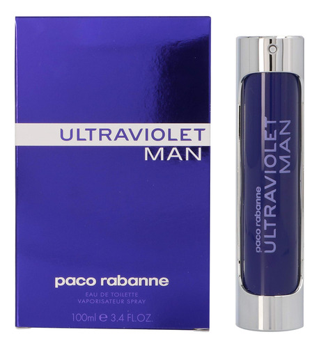 Eau De Toilette Ultravioleta Para Hombre De Paco Rabanne, 10
