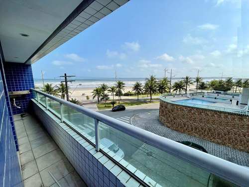 Imagem 11 de 30 de Prédio Frente Ao Mar, Apartamento 2 Dormitórios, Churrasqueira Na Sacada, Lazer, Aceita Financiamento Banco Ou Direto, No Maracanã/caiçara !!! - Ap00657 - 70585852