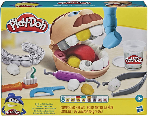 Play-doh Dentista Edición Nueva 8 Colores Y Más Herramientas