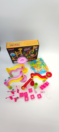 122 Piezas Efecto Domino, Camino De Domino Juego Didáctico