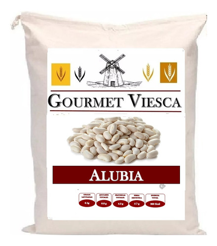 50 Kg De Alubia  Blanca Grande Excelente Calidad