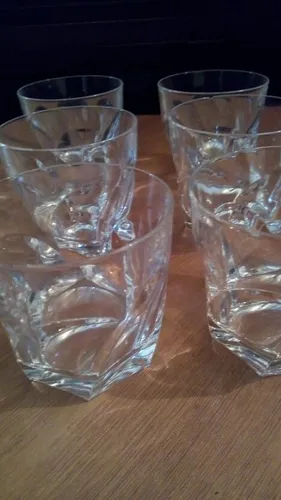 6 Vasos De Wisky De Vidrio (Usado)