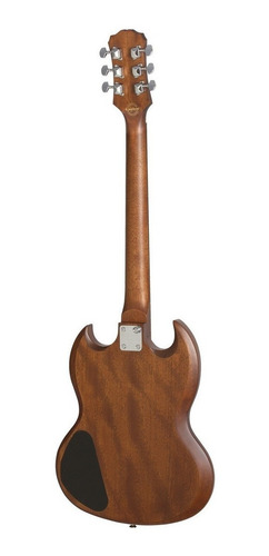 Imagen 3 de 8 de Guitarra eléctrica Epiphone SG Special VE de álamo vintage worn walnut con diapasón de palo de rosa