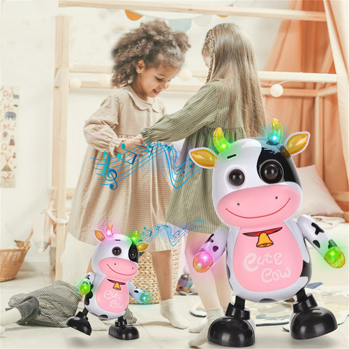 Robot De Baile Eléctrico Deslumbrante, Bebé, Vaca, Juguetes