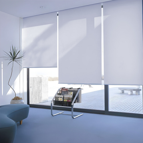 14 Cortinas Rolo Blackout 2,20 L X 1,50 A 100% Blecaute 0%